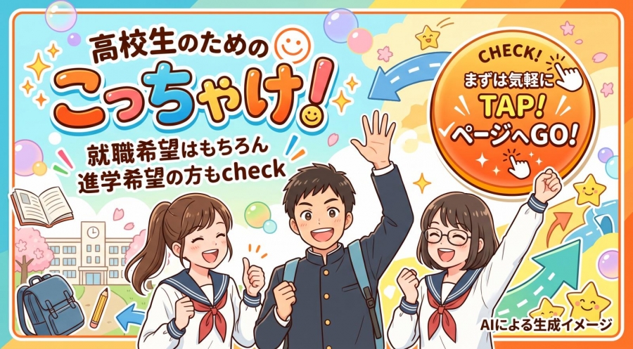 県内就職を考えている高校生の皆さん