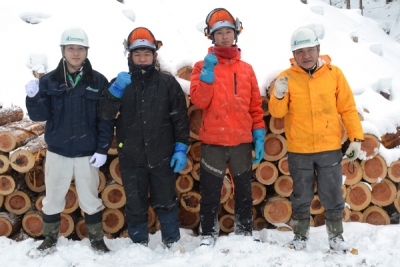 【インターンシップ】秋田林業大学校の研修生が当社の森林管理を体験！！