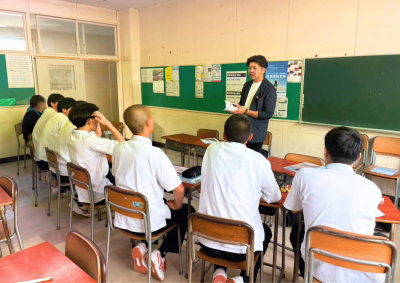 秋田県立西高校の企業ガイダンスに参加しました！