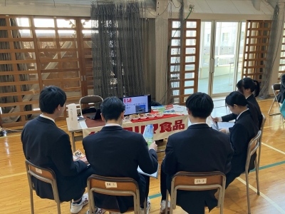 由利工業高校企業説明会へ参加