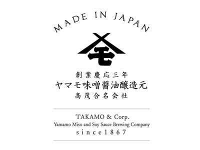ロゴ:高茂合名会社/ヤマモ味噌醤油醸造元