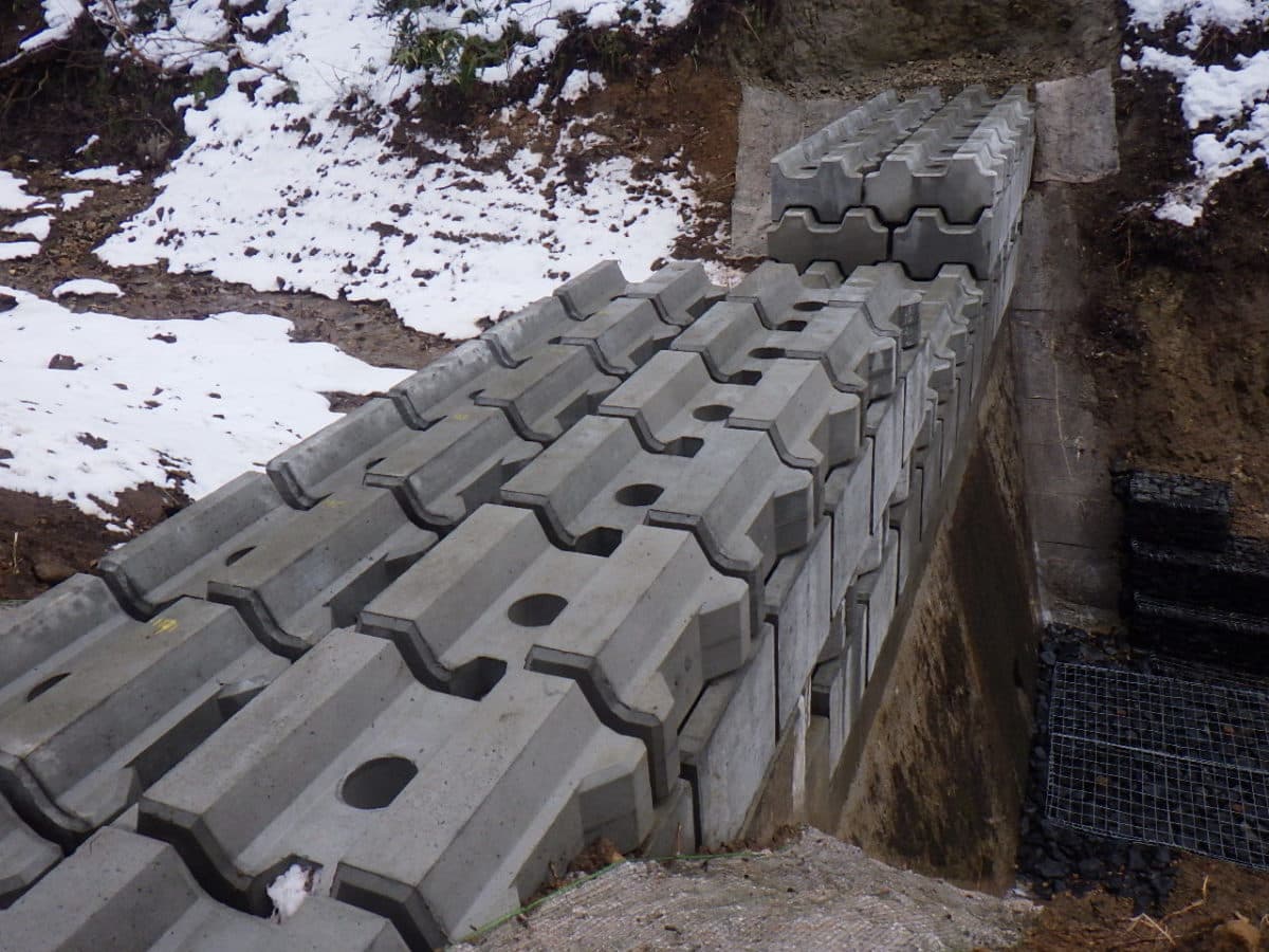 鹿角市十和田大湯 紫明亭橋 橋梁補修工事