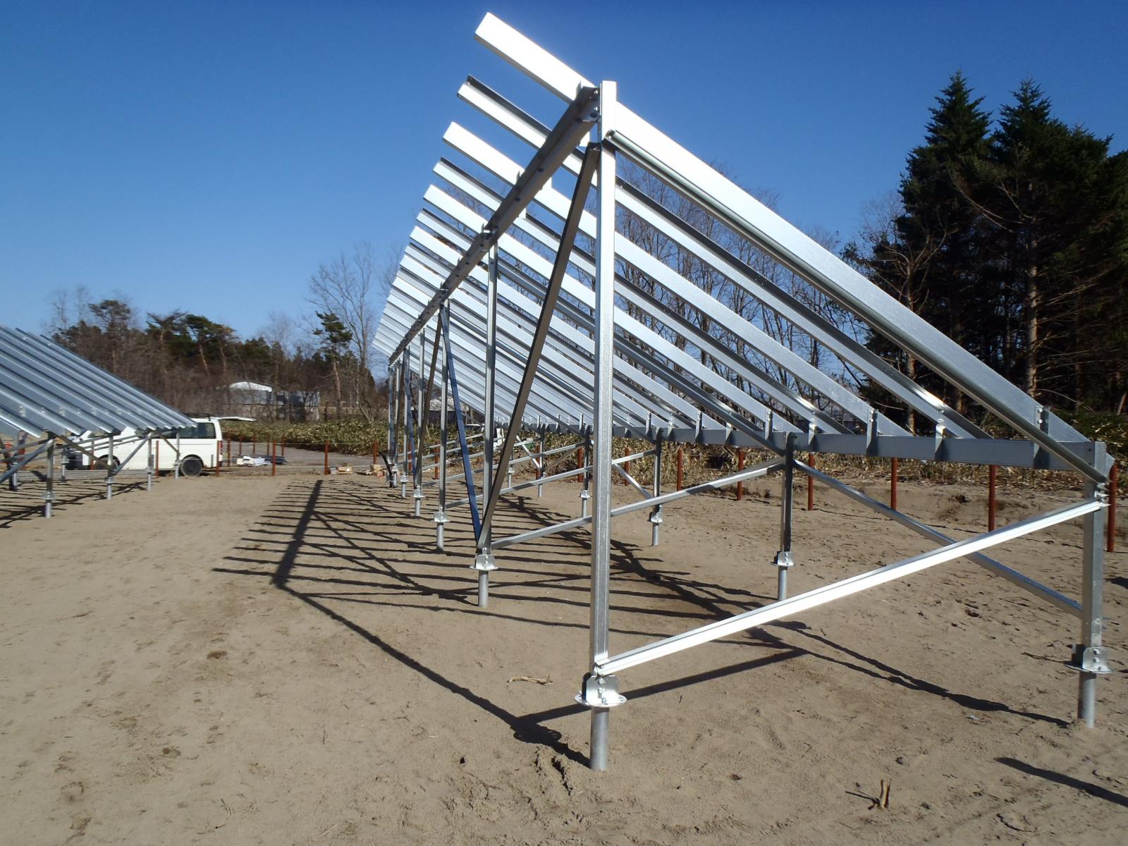 太陽光発電架台設置工事