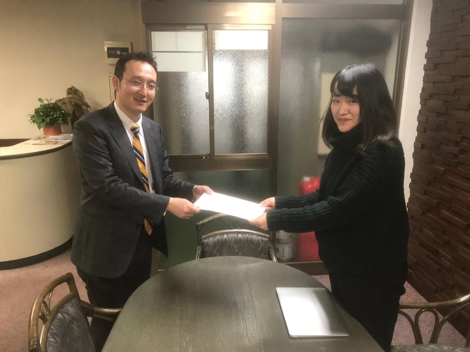 採用担当者:取締役副社長(当時) 清水隆成