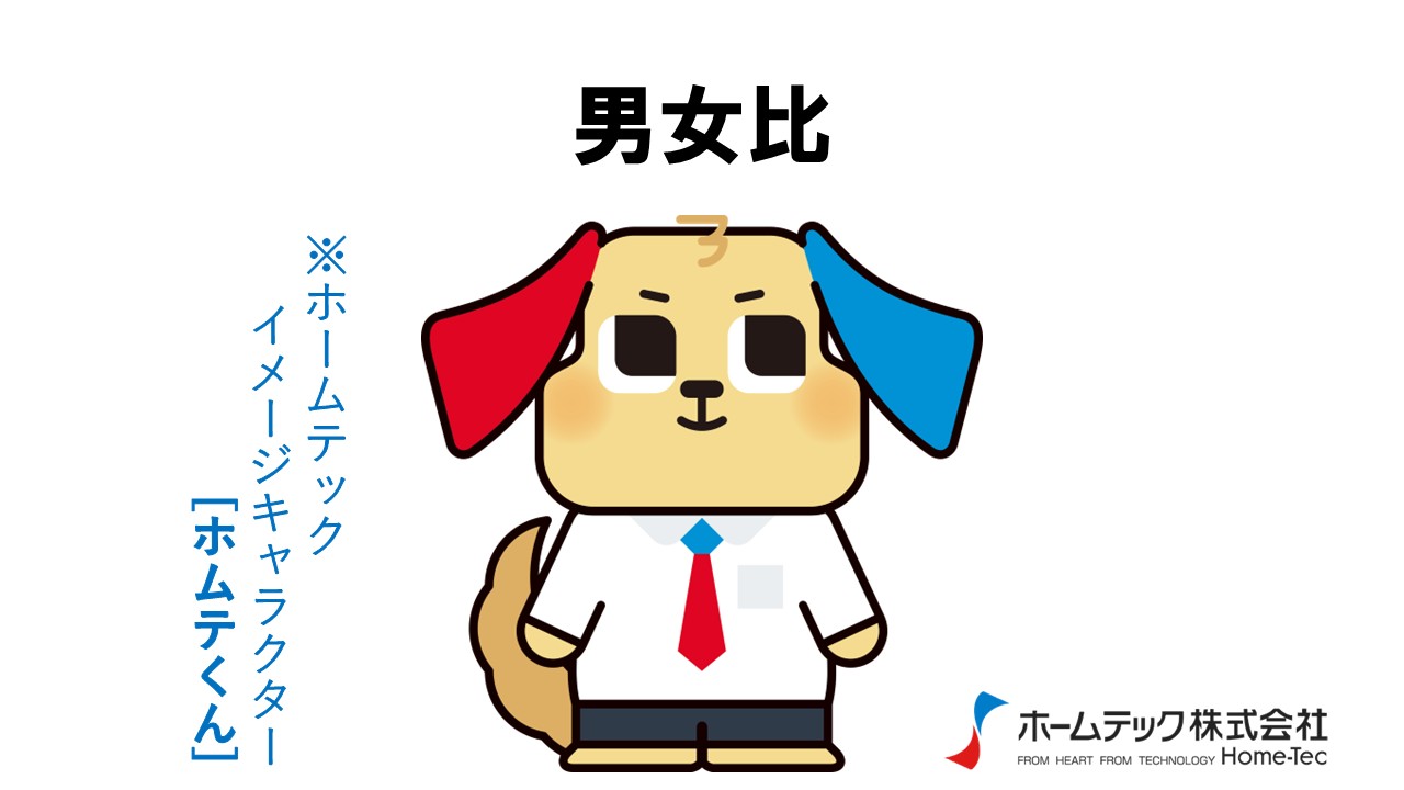 動画サムネイル：ホームテック株式会社　　　　[男女比]