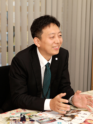 採用担当者:不動産営業部 課長<br />
<br />
黒木 隆広さん