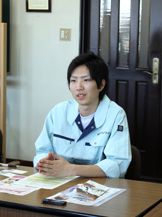 インタビュー画像:メンテナンスエネルギー部 八幡将平さん【入社5年目】