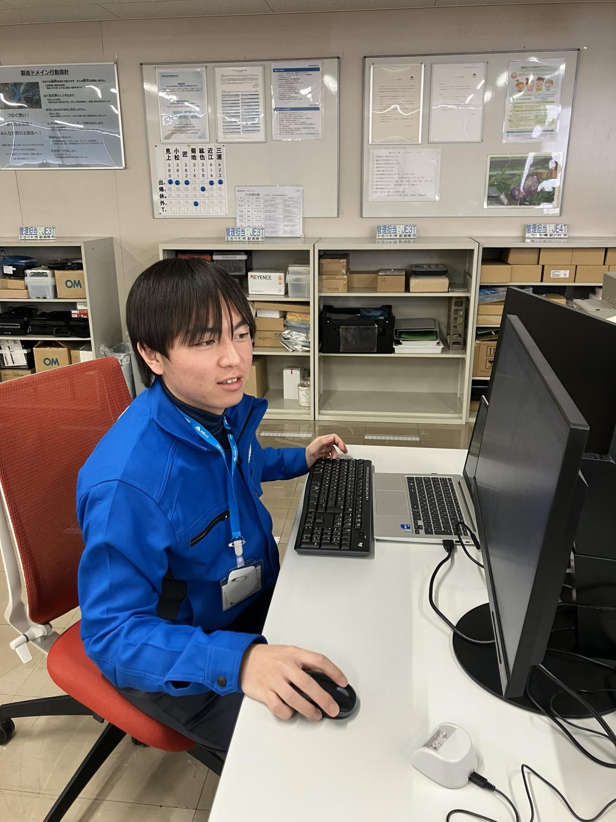 インタビュー画像2：近江  拓哉